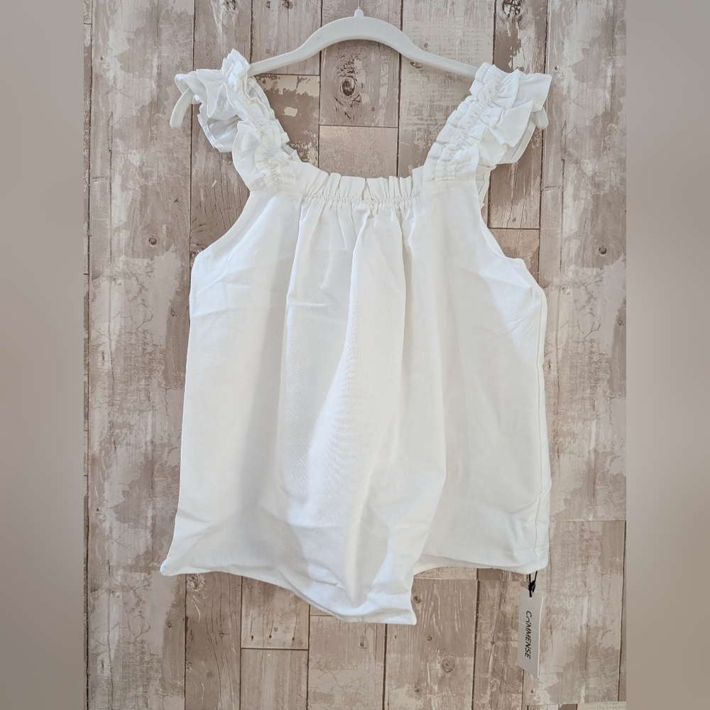 Commense Pure Cotton Ruffle Shorts Set - Picture 11 of 12